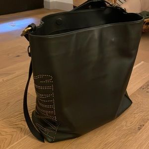 Allsaints Captain Leather north/south tote